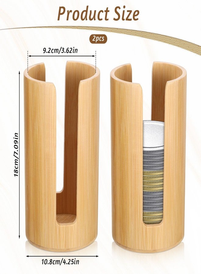 SHENLIU 2 Pack Mason Jar Lid Organizer, Wooden Vertical Storage Holder Suitable for Mason/Canning/Bamboo Lids(WIDE/REGULAR), Fit Perfectly, Stackable Steady - Image 2